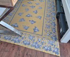 Hand woven French rug