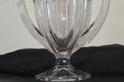 1930's Davidson Art Deco "Chippendale" Glass Trophy Vase