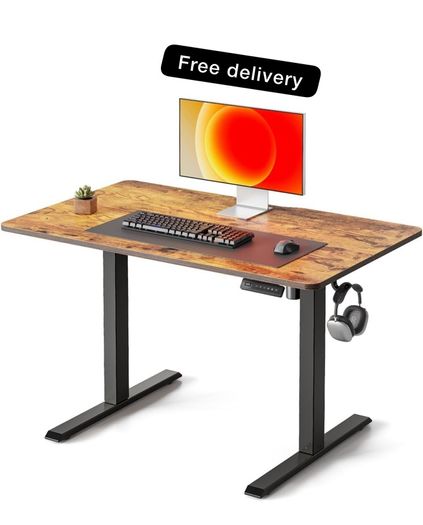 100 x 60cm Electric Height Adjustable Standing Desk