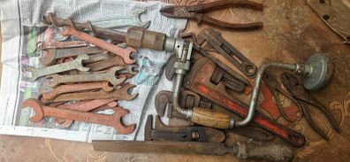 Job lot of tools