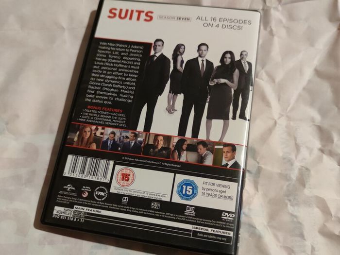 Suits Complete Season 7 Dvd Boxset