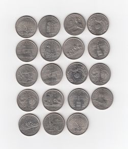 U.S A. 19 coins ( No 421)