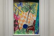 Original art framed original art Acrylic painting drawing framed holiday feel art Irish art