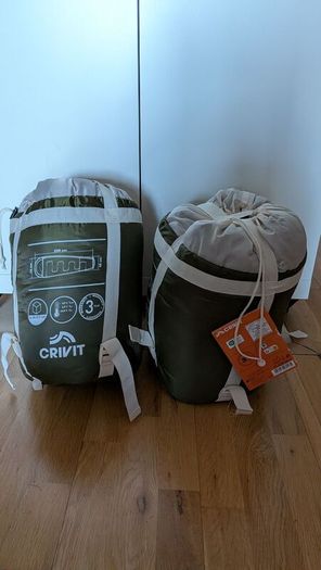 Two sleeping bags