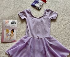 Purple Skirted Ballet Leotard Age 7-8