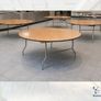 NEW 1.8M Round Office/Canteen Tables X 3 Image 2