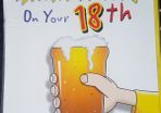 18th bithday card