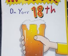 18th bithday card