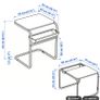 IKEA Side laptop table OLSEROD 53x50cm Image 5