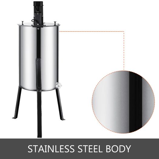 Honey Extractor 3 Frame Manual Electric Stainless Steel Honeycomb Spinner Crank Honey Centrifuge Beekeeping Equipment