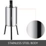 Honey Extractor 3 Frame Manual Electric Stainless Steel Honeycomb Spinner Crank Honey Centrifuge Beekeeping Equipment Image 2