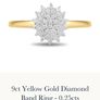 Madison Avenue 9ct Yellow Gold Diamond Band Ring Image 3