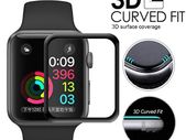 Apple Watch Series 4 40mm Screen Protector Scratch Resistant Full Coverage Protective Tempered Glass HD Film Glass Bumper Case with 3D Curved Edge iwatch Clear Cover Accessories (iwatch 40mm)
