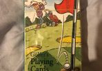 Golf poker playing cards