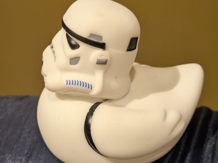 Mini Star Wars stormtrooper rubber duck