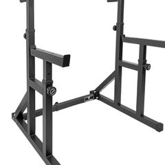 adjustable squat rack LIKE NEW