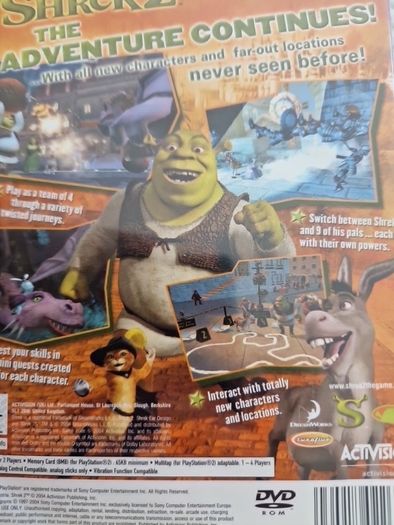 Shrek 2 PlayStation2 Ps2 Games Original