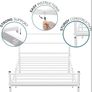 FREE White Metal Frame Single Bed, Unused Mattress & MORE Image 2