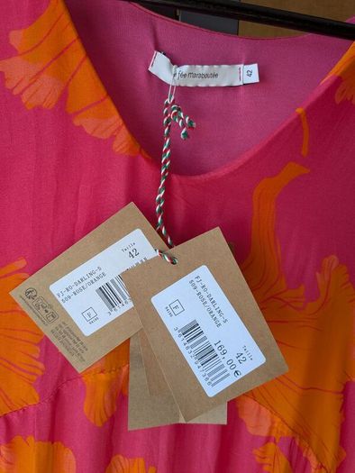 La Fee Maraboutee pink and orange dress