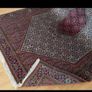 Stunning 300cm x 200cm Persian Bidjar Green Colours Hand Knotted Rug Carpet Image 3