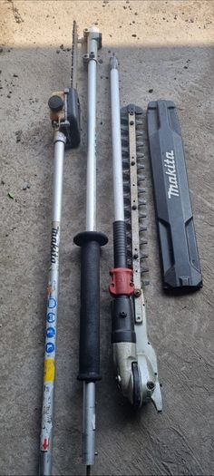 Garden multi tool Dolmar attachments