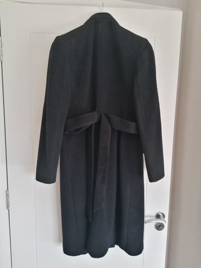 LK Bennett Lunel Mocha Wool Coat Size 14