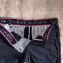 Th Flex Tommy Hilfiger navy Denton chinos stretch straight leg fit size W32 L34 Image 6