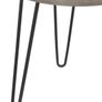 Dorel Owen Retro Round End Table- Grey Oak - 3613307COMUK Image 6