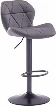 Set Of 2 Modern Luna Padded Swivel Height Adjustable Faux Leather Breakfast Kitchen Barstools Chairs (FREE POSTAGE)