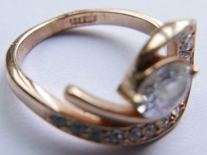 Vintage 18K GP Gold Plated Ring size M