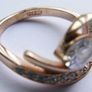 Vintage 18K GP Gold Plated Ring size M Image 6