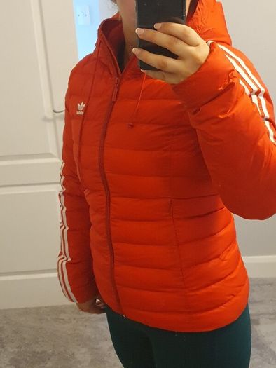 Adidas Originals 3 stripe Red Jacket