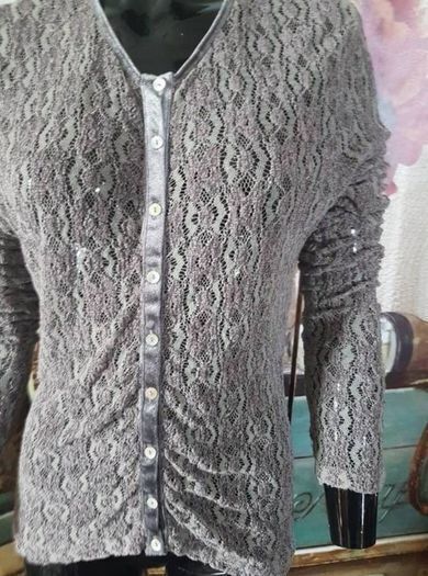 River Island Lace Cardigan Style Top , UK 16/18 , As New