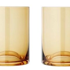 blomus tumblers x 2 Dull Gold (Boxed)