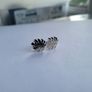 Sterling silver monstera leaves stud earrings, leaf studs Image 2