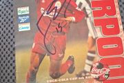 Liverpool Match Programme 1997 Signed by Patrick Berger