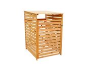 Wheelie Bin Storage  1 Bay Natural