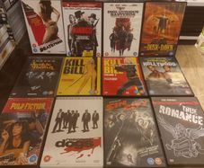 Quentin Tarantino Dvd Collection Bundle Pulp Fiction Kill Bill Jackie Brown Etc