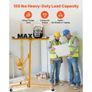 3353mm Drywall Lift, Heavy-Duty 68 kg Sheetrock Hoist with Adjustable Telescoping Arm, Lockable Wheels Image 2