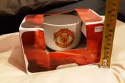 Man utd  cup and saucer boxed, LAST ONE