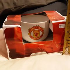 Man utd  cup and saucer boxed, LAST ONE