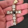 9k Gold big Cross 375 Image 4