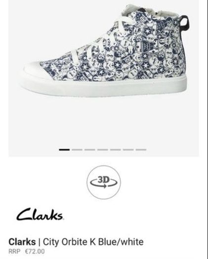 Clark's Hi Top Star Wars theme, 12.5G UK / 31 EUR