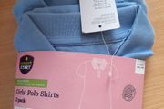 School uniform blue polo shirts