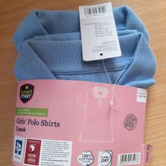 School uniform blue polo shirts