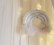 NEW Rainbow Nursery Wall Hanging Decoration