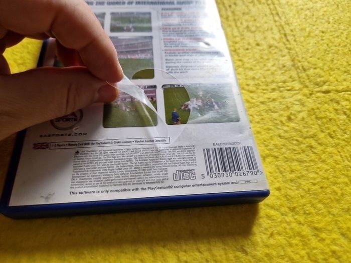 Rugby PlayStation2 ps2 games Original