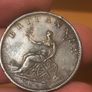 1807 halfpenny George 3rd XF Image 2