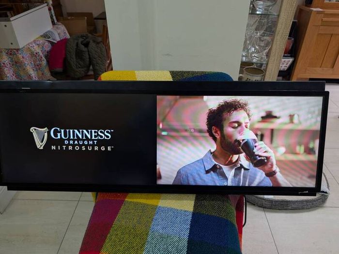 Large Guinness Lighted Display Sign Man Cave