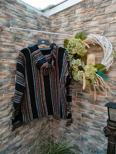 Mexican Baja Hoodie  Size Small to Medium